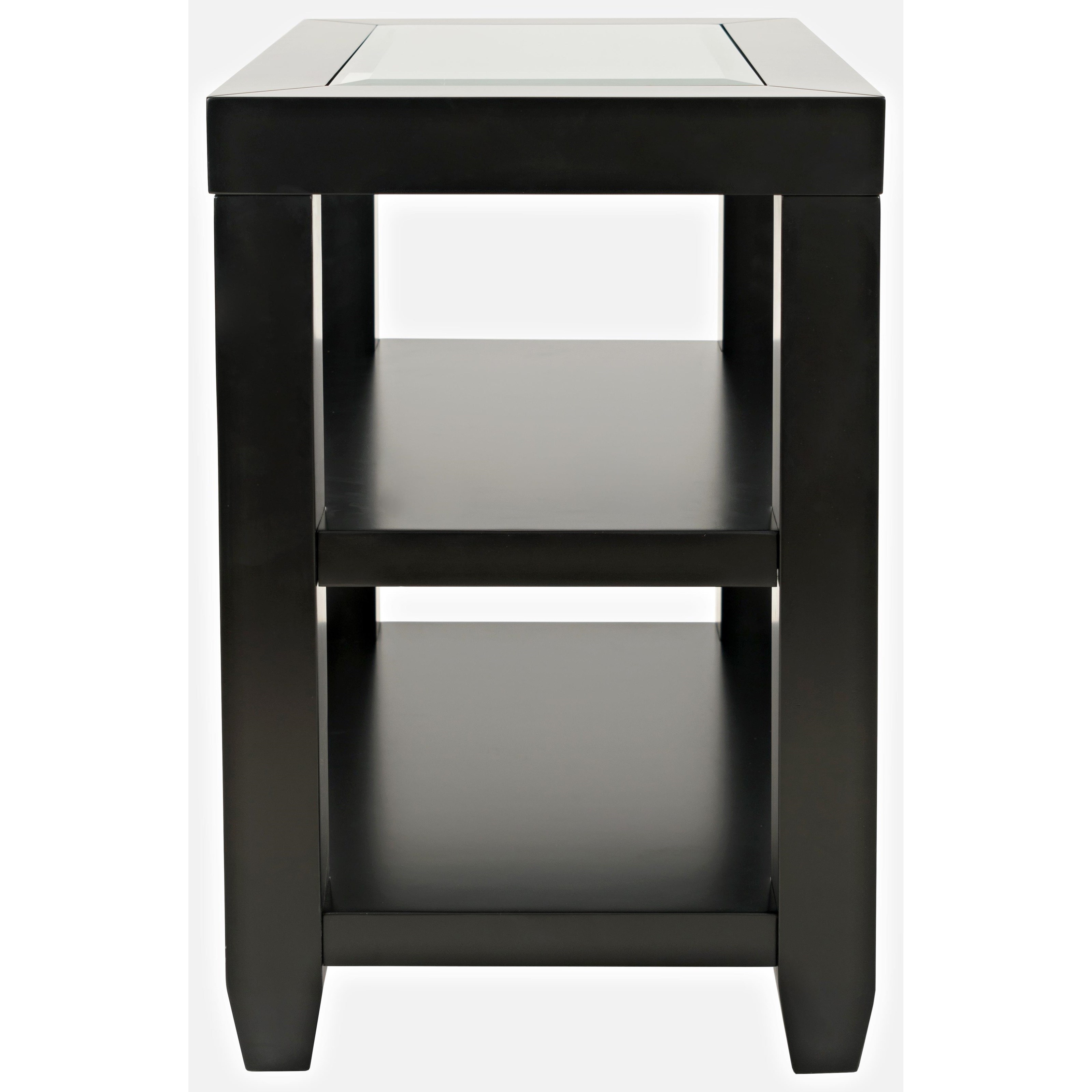 Icon Black Chairside Table Walker's Furniture Occ End Tables